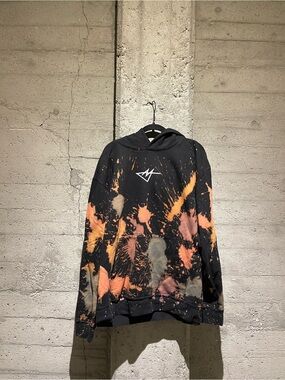Mason Jones Black Tie-Dye Paint-Splash Hoodie NWOT 🏷️ SIZE: XL MSRP: $129